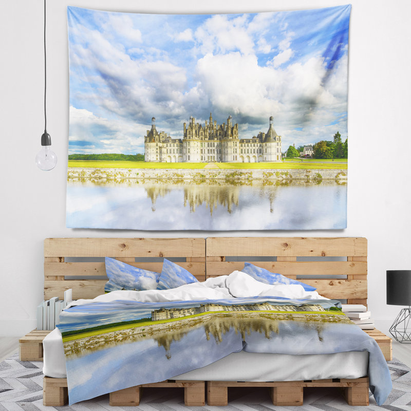 Tapisserie «Seashore Chateau De Chambord», H 78 po x l 92 po