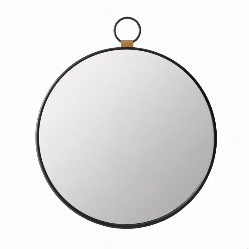 24" X 27" Wall Mirror With Frame, Contemporary Minimalist Accent Mirror For Living Room, Foyer, Entryway, Bedroom