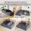 Canapé modulaire surdimensionné en velours côtelé avec méridienne profonde Adame Adame-768486090-768486093
