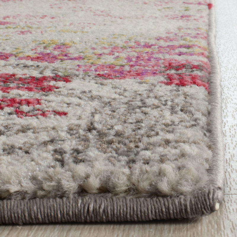 Tapis à motif floral Wulfsohn, Tapis de couloir 2 pi 2 po x 8 pi