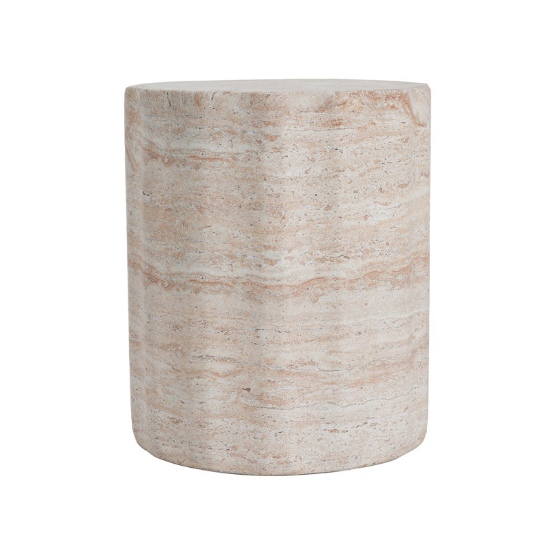 Outdoor/Indoor Lightweight Concrete Side Table