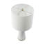 Lampe de table blanche / argentée 25,5 po Charlesville