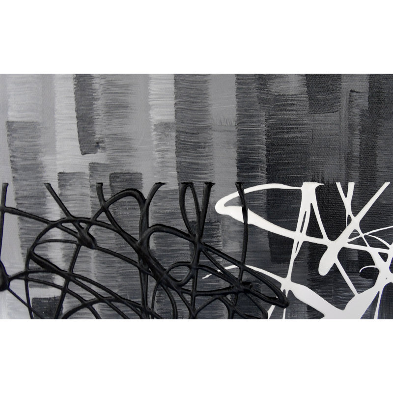 Day And Night - 5 Piece Stretched On Wooden Frame Painting on Canvas