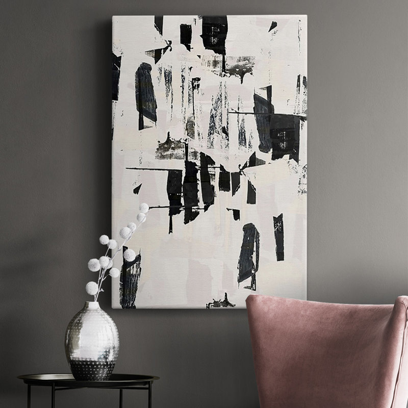 «Tiles And Texture Abstract Angles VI», reproduction sur toile, H 18 po x l 12 po x P 1 po