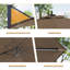 10x8ft LED Rectangle Cantilever Umbrella-400868027