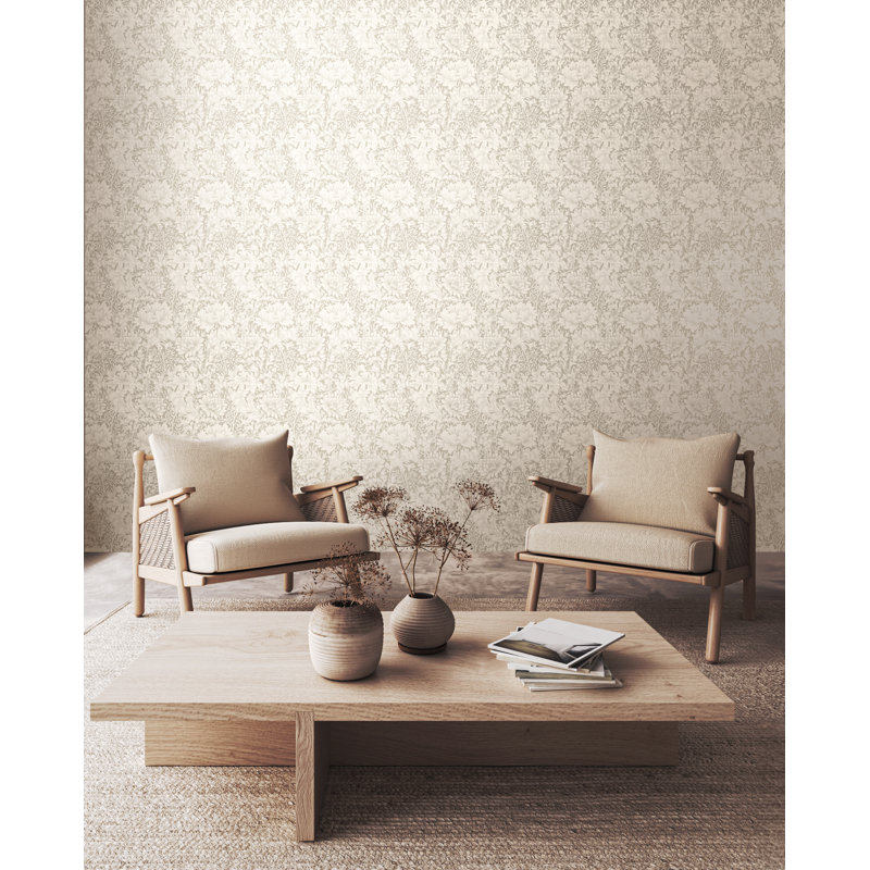 Padstow 10m x 50cm Matte Wallpaper Roll, Dove