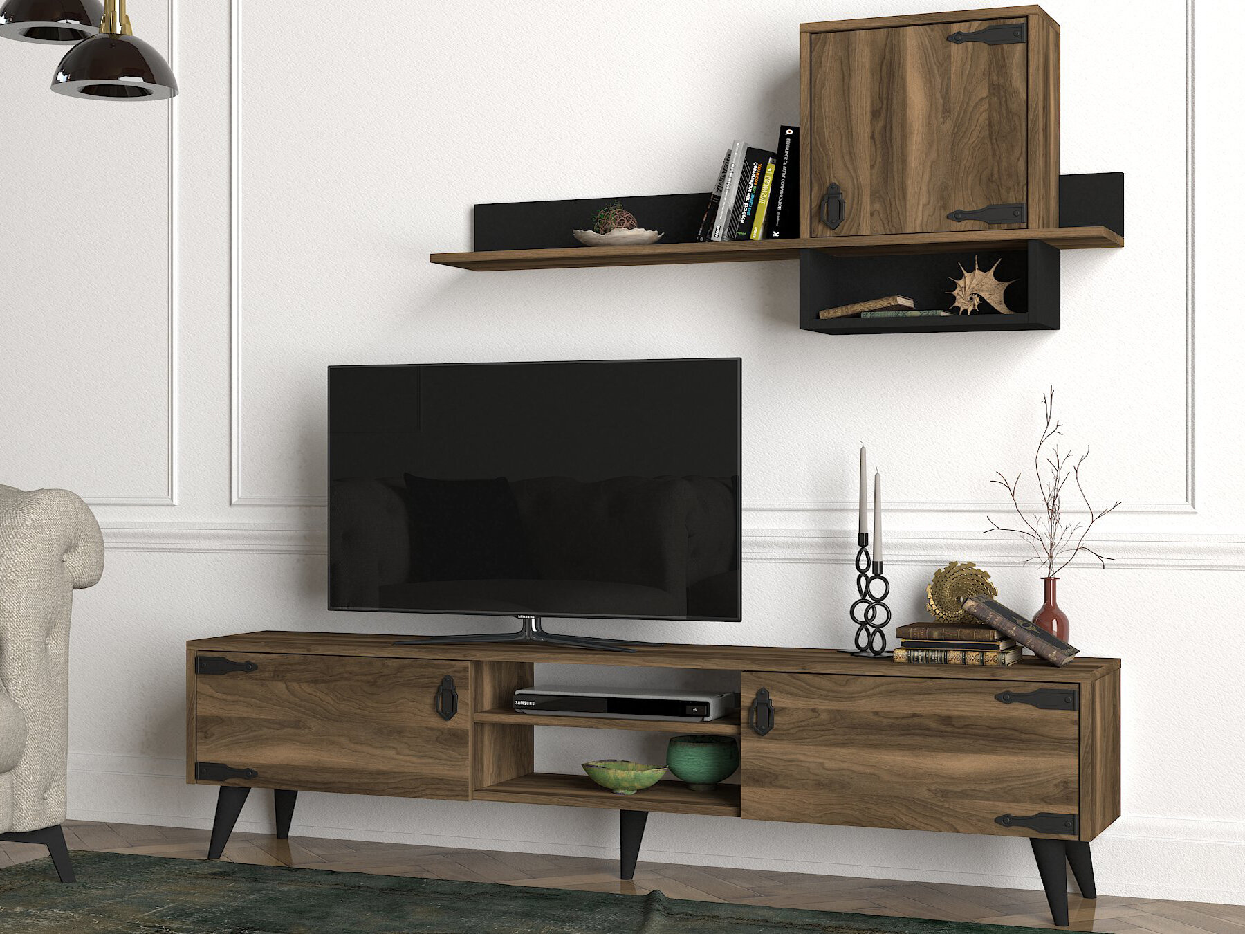 George Oliver Melinda Entertainment Unit for TVs up to 65