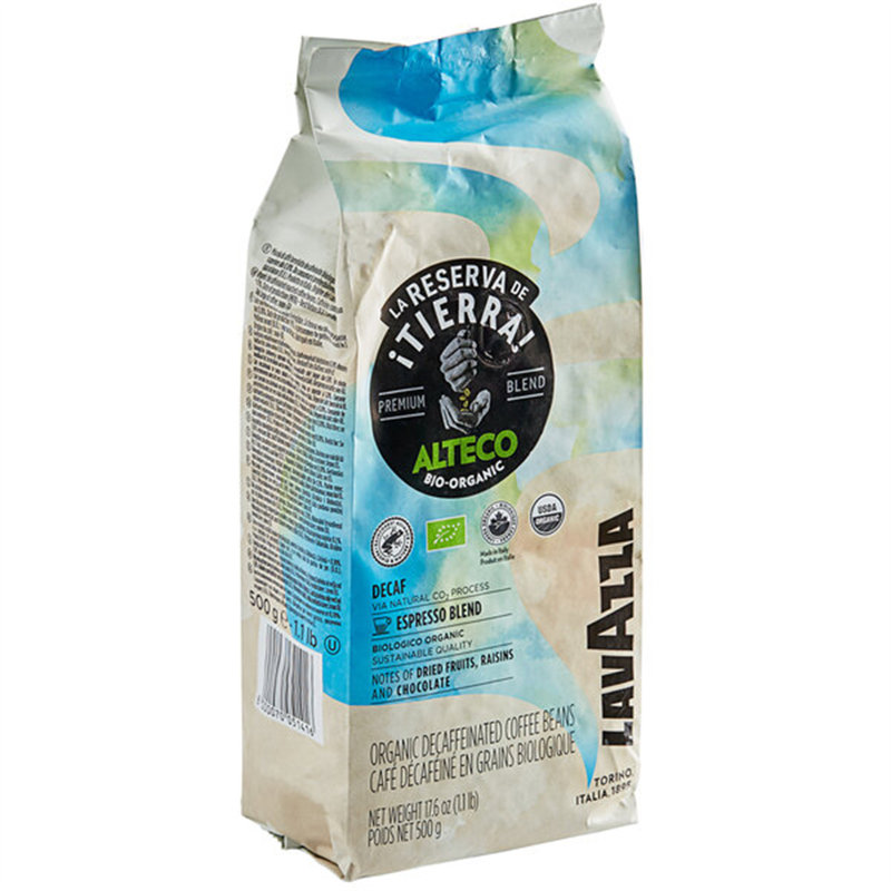 Tierra biologique Lavazza! Alteco Dek Decaf Whole Bean Espresso 1,1 lb. WS-110LVEALTDWB