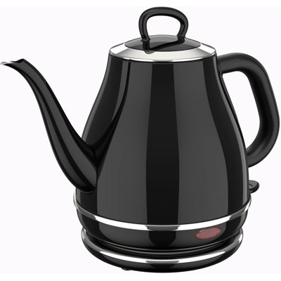 1L Electric Gooseneck Kettle,1500W Quick Boiling,Stainless Steel BPA Free Pour Tea Kettle