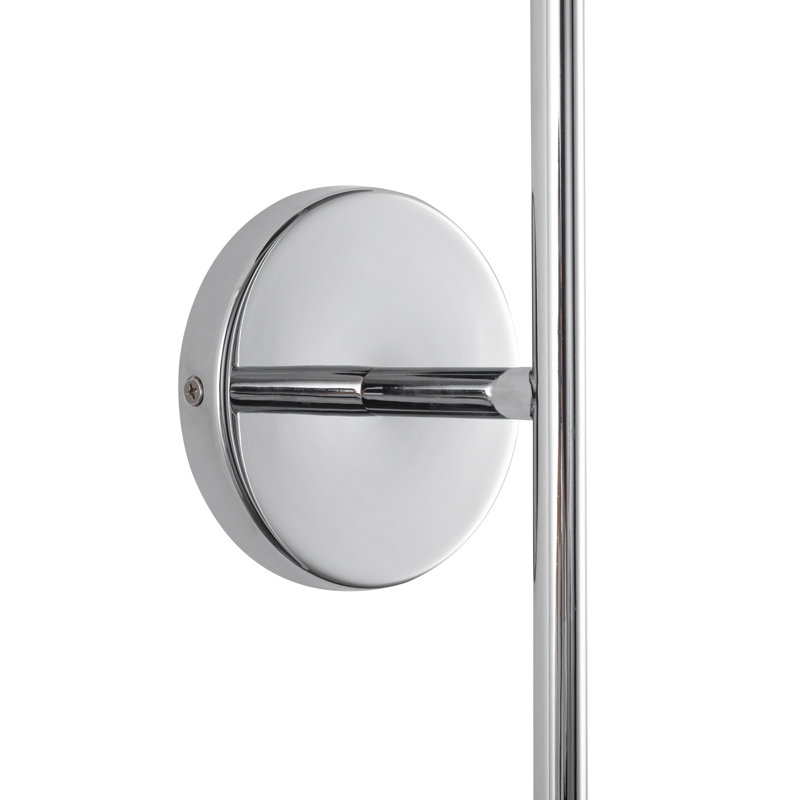 Elixir 10-In Wall Sconce, Silver, 7 W, 16.13" H x 6" W x 6.38" D