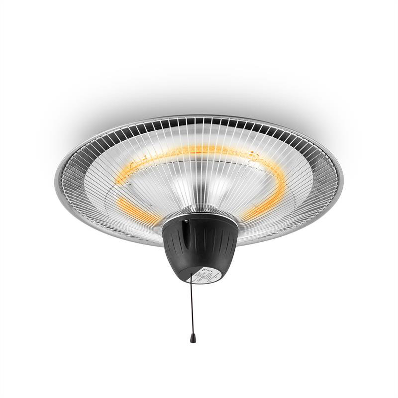 Piper 40000 Electric Hanging Patio Heater, Silver