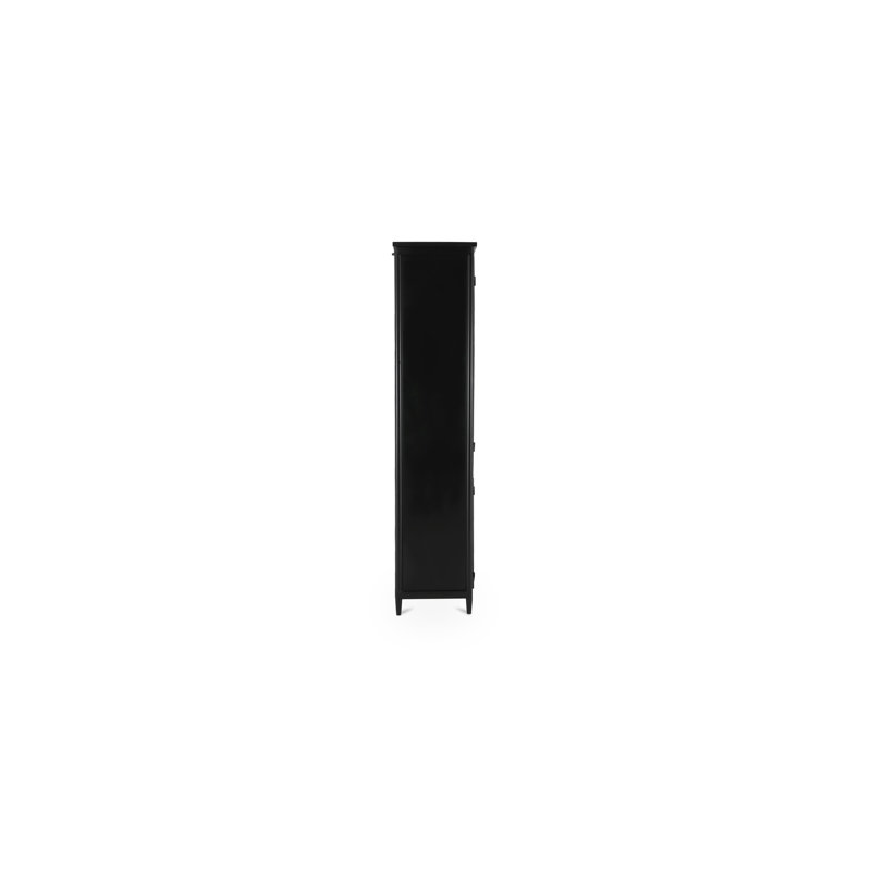 Henry Metal Tall Cabinet Black