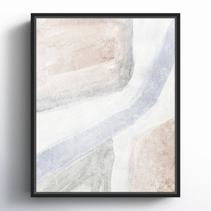 Helmsford Soften 1 - reproduction sur toile avec cadre flottant, Noir, H 11,5 po x l 9,5 po x P 2 po