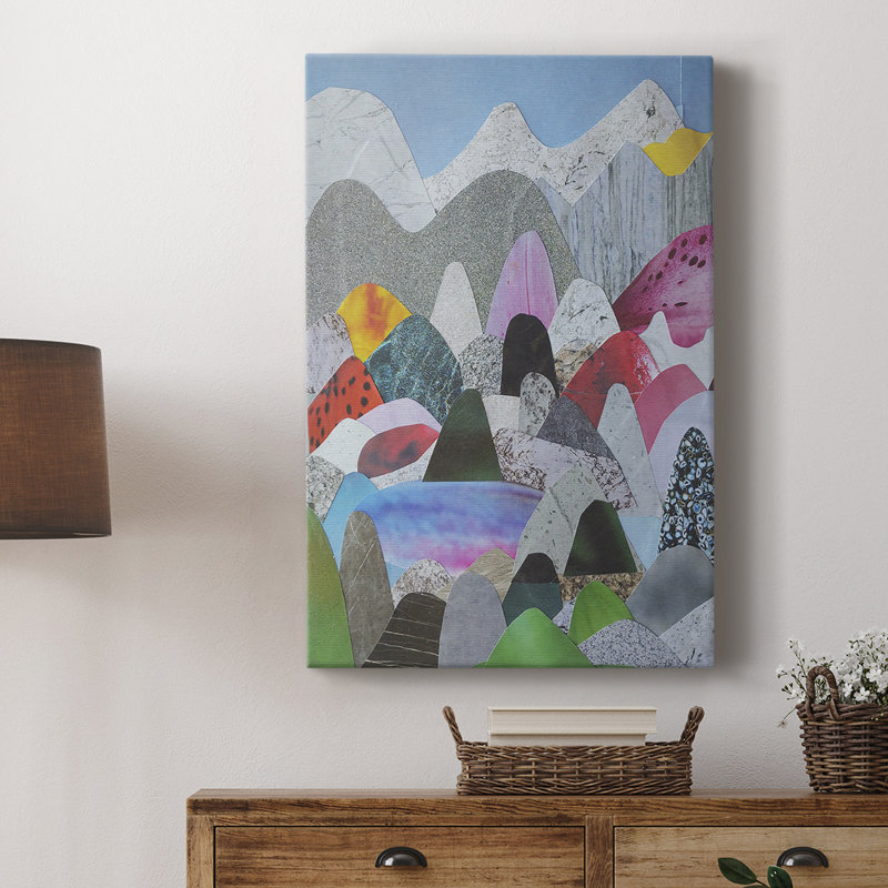 Utah Mountains -Custom Wrapped Gallery Cavas, 18" H x 12" W