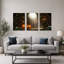 Ensemble de 3 impressions sur toile, "Fantaisie"-558465585