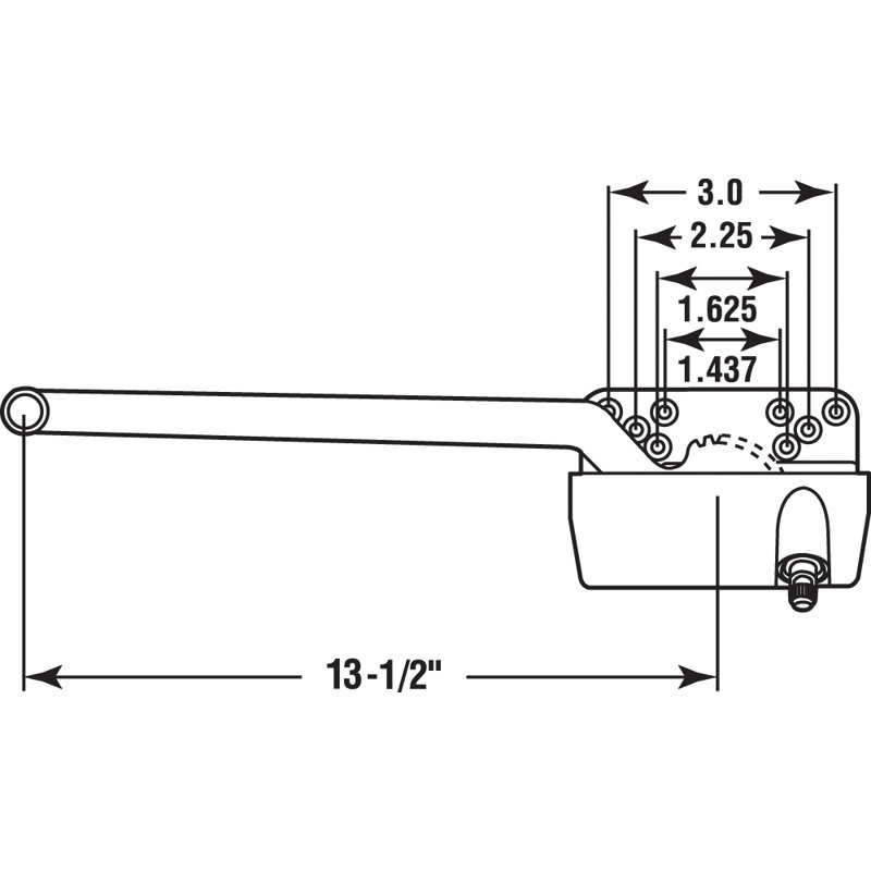 Prime-Line Keyless Sliding Window Lock Hardware