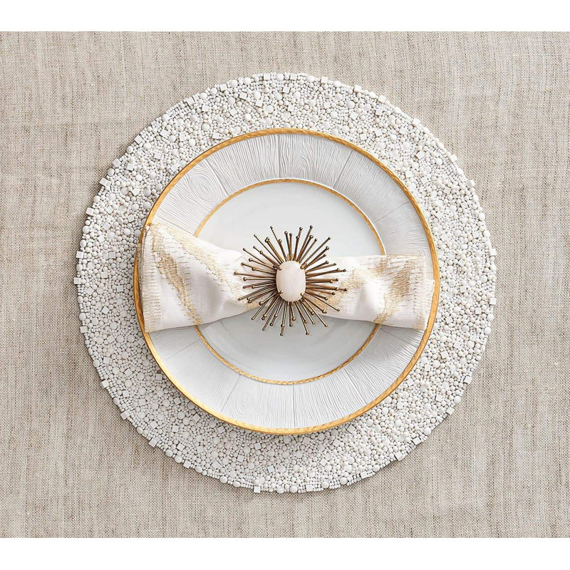 Flare Napkin Ring, Gold