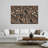 " Gold Metal Lattice Canvas Print "-92520478