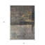 5' X 8' Coffee Black And Beige Abstract Washable Indoor Outdoor Area Rug