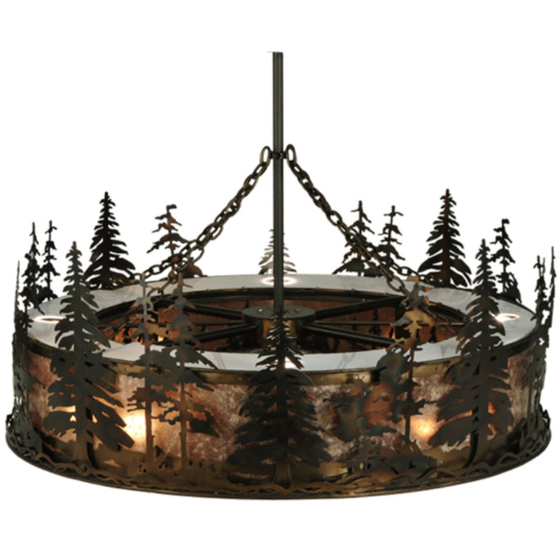 Tall Pines Downrod Ceiling Fan