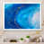 Toile blanche avec cadre photo