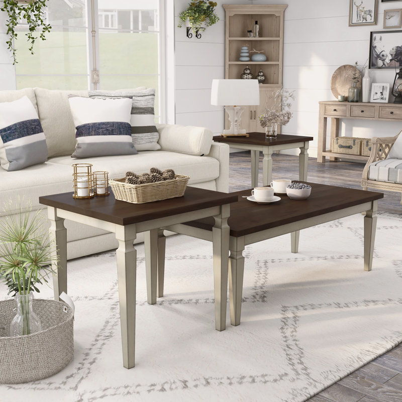 Vosgan Coffee Table, Antique White