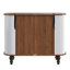 Buffet avec porte-bouteilles et porte-verres-129687753