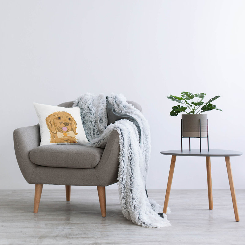 Polyester Throw Square Pillow Cover & Insert