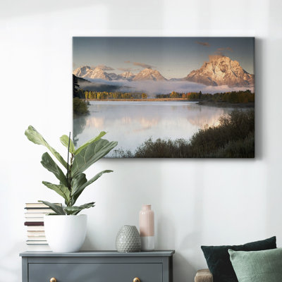 Snake River Fog-Gallery Wrapped Canvas