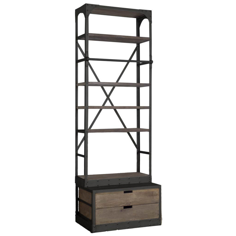 Schlueter Etagere Storage Bookcase