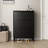 Black Solid wood Shoe Storage