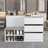 9-Drawer 4-Shelf Chest With Top And Comfortable Bench