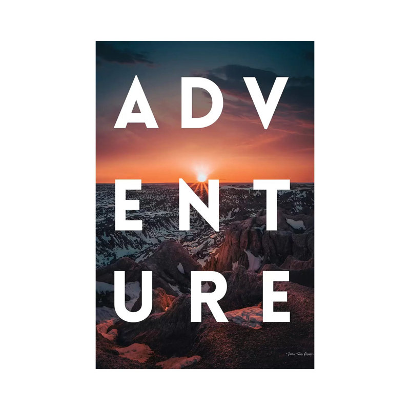 Adventure Landscape by Seven Trees Design - Gallery-Wrapped Canvas Giclée on Canvas, Canvas, 20.32 cm H x 30.48 cm W