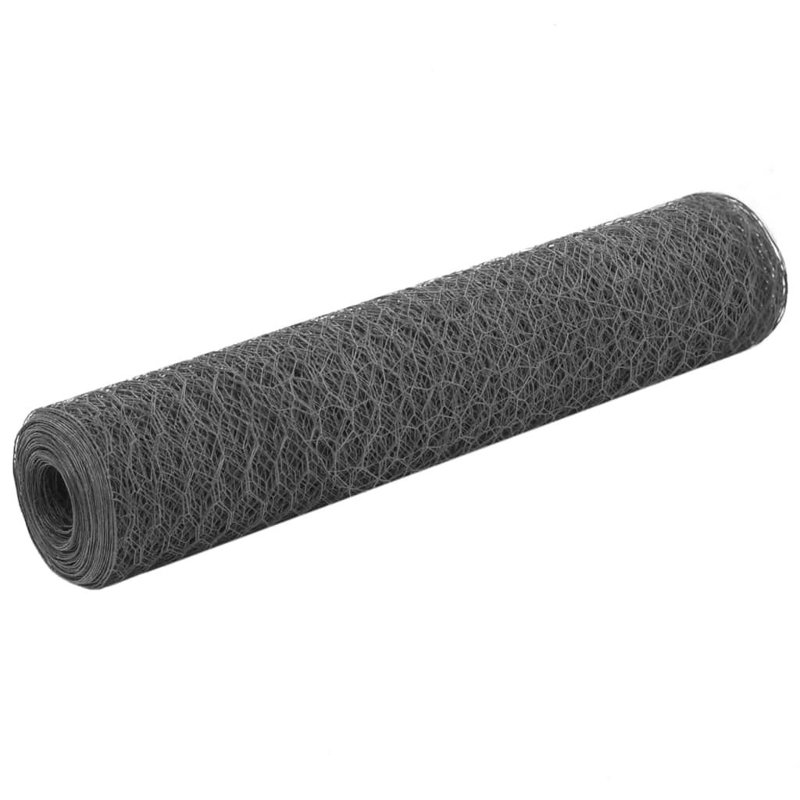 Macarthur 75.0062cm H x 984.2cm W Grey Plastic Wire/Mesh Fence