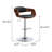 Swivel Adjustable Height Bar Stool