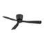  Ventilateur de plafond encastré intérieur / extérieur 52 po avec éclairage à DEL et télécommande Klinch - noir-70933468-139193442