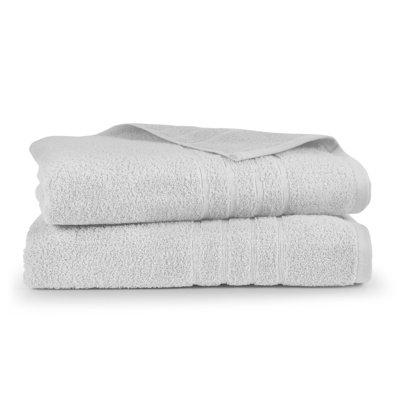Martex Ultimate 2 Pack Bath Sheet Optical White Towel Set