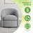 Sandiso Barrel Swivel Chair-1415143667