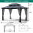 Hardtop Gazebo, With Curtains And Netting-103529277-103529279