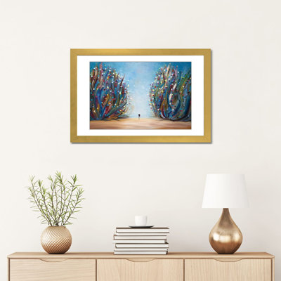 «Love In Bloom», reproduction d'art sur papier encadré