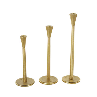 14.35'' H Aluminum Tabletop Candlestick