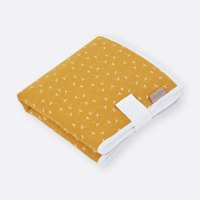 Pusteblumen Cotton 60cm L Changing Mat, Yellow