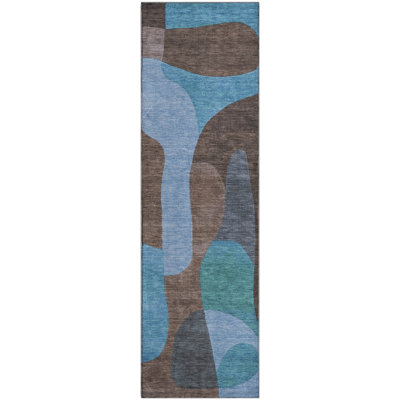 Premium Machine Washable Chelston AMF1867 Abstract Rug