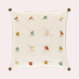 Bobigny Tassels Cotton Reversible Throw Pillow