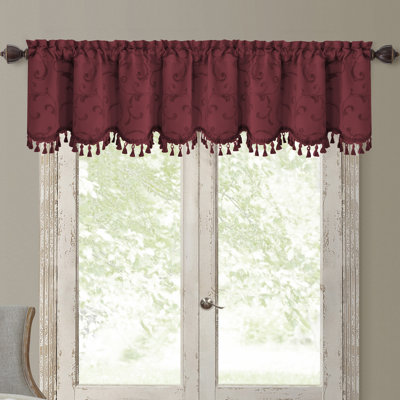 Rakowski Floral Scalloped Window Valance