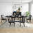 Tomohon Metal Base Dining Table-301161308