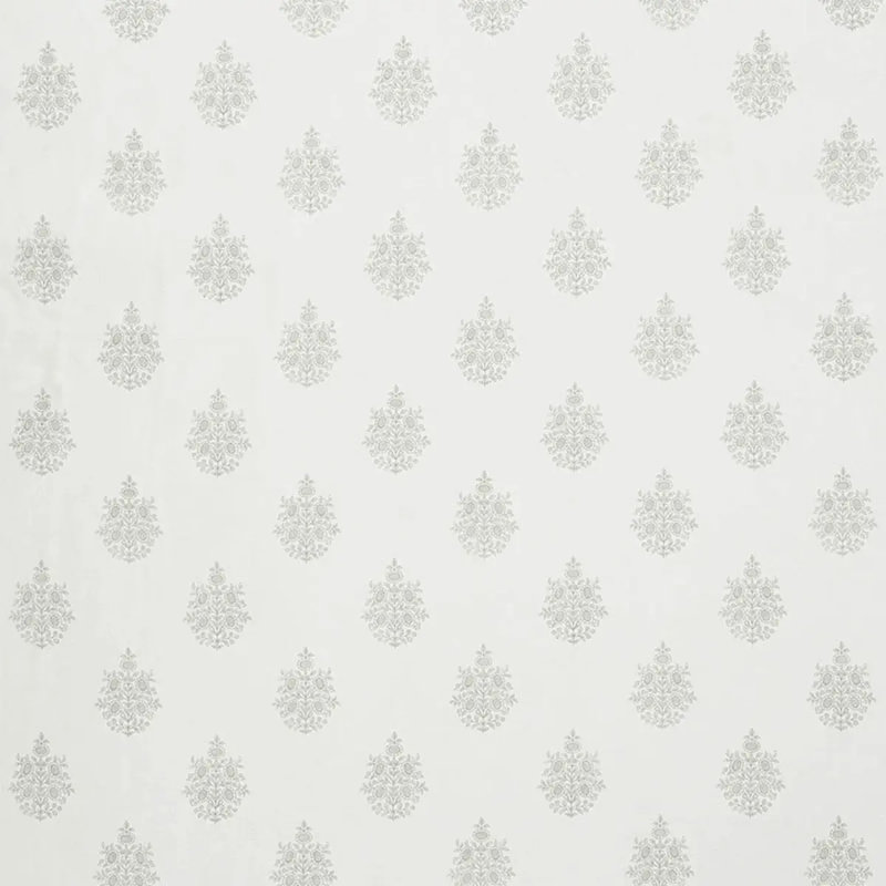 Asara Flower Sheer Fabric, Gray