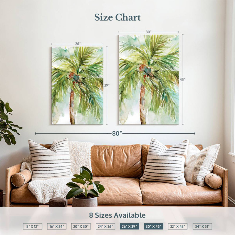 Harnek Palm Breezes I, H 39 po x l 26 po
