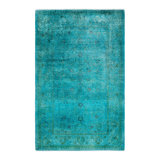 Overyed One-of-a-Kind Rectangle 3'3" X 5' Hand Knotted Area Rug