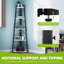160 H × 35 W Corner Shelf Unit，Modern Ladder Shelving Unit-371705734
